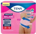 Tena Pants Mujer Talla M | 10 Unidades