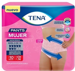 [IN76090] TENA PANTS MUJER M 10 UN