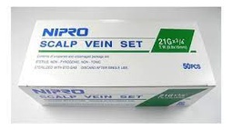 NIPRO SCALP VEIN 25G x 3/4 UNIDAD