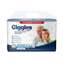 GIGGLES PAÑAL XL X 30 UN