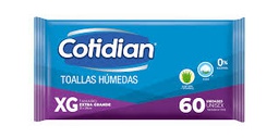 [73114] Cotidian Toalla Húmeda Adulto | 60 Un