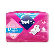 [120012] NOSOTRAS TOALLA ULTRA INVISIBLE TELA SUAVE 16UN