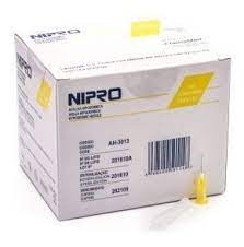 NIPRO AGUJA HIPODERMICA 30G x 1/2 CAJA 100UN