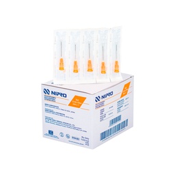 NIPRO AGUJA HIPODERMICA 25G x 1 CAJA 100 UN