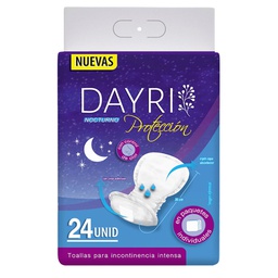 [DTDIN] DAYRI TOALLA DE INCONTINENCIA NOCTURNA 24 UNI