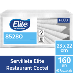 [85280] Elite Servilleta Restaurant Coctel x 160