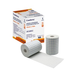 [AAVEFIJ1] Cranberry Venda Adhesiva de Fijación Stretch 5 cm x 10 mt | Rollo