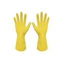 Guantes Domésticos de Látex Amarillo Talla S