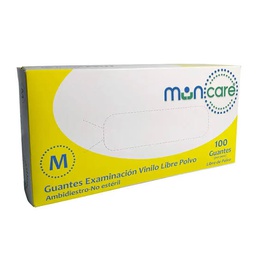 [834309] Muncare Guante de Vinilo Talla M | Caja 100 unidades