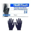 HealthTouch Guante de Nitrilo Negro Talla XL | 100 un