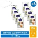 Babysec Super  Premium Pack Mensual XG l 112 un  