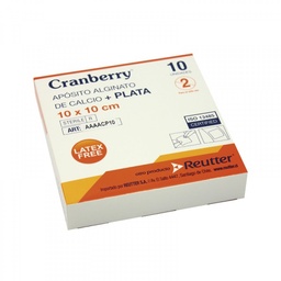 [AAAACP10] Cranberry Apósito Alginato de Calcio + Plata 10 x 10 cm | Unidad